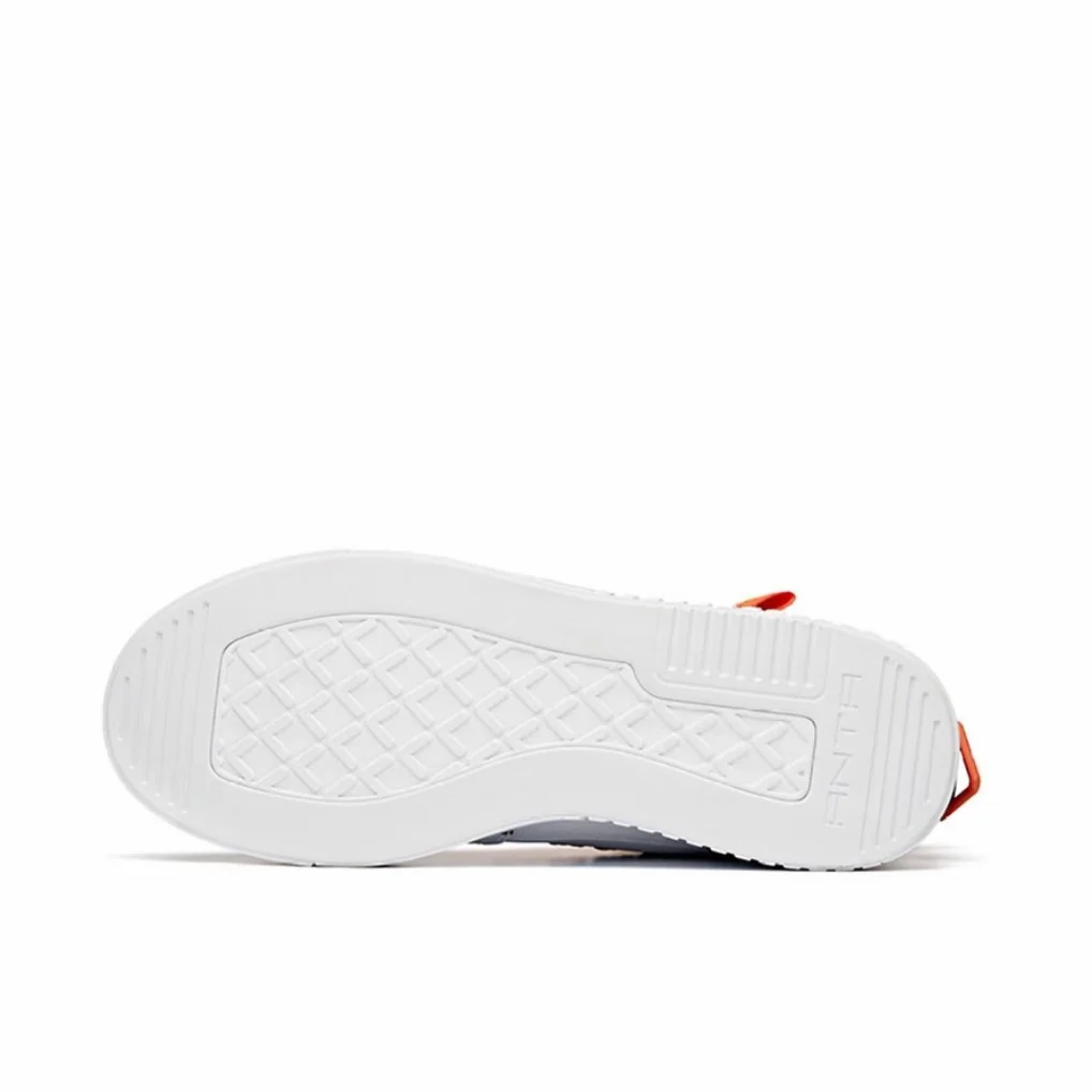 Snoopy x Anta Anti-slip Skateboard Shoes - White/Blue - Image 4