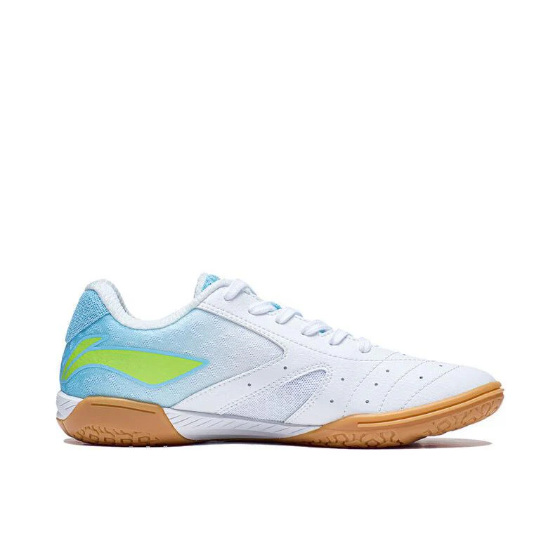 Wang Manyu x Li-Ning Professional Table Tennis Shoes - White/Green - Image 3