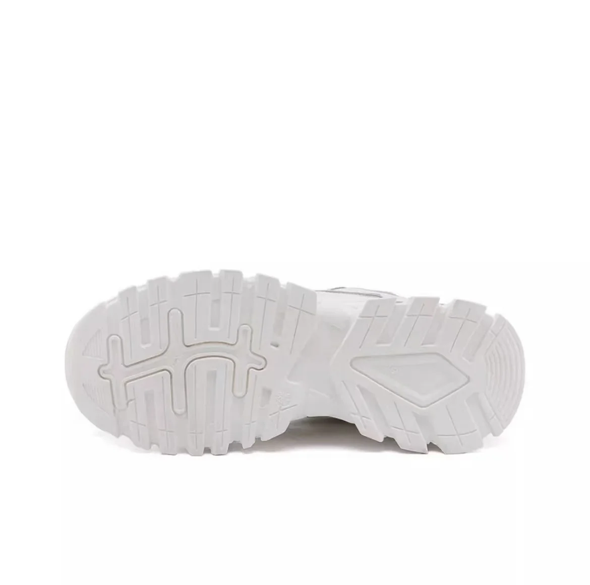 Warrior Thick Sole Height Increasing Dad Shoes - White/Orange - Image 7