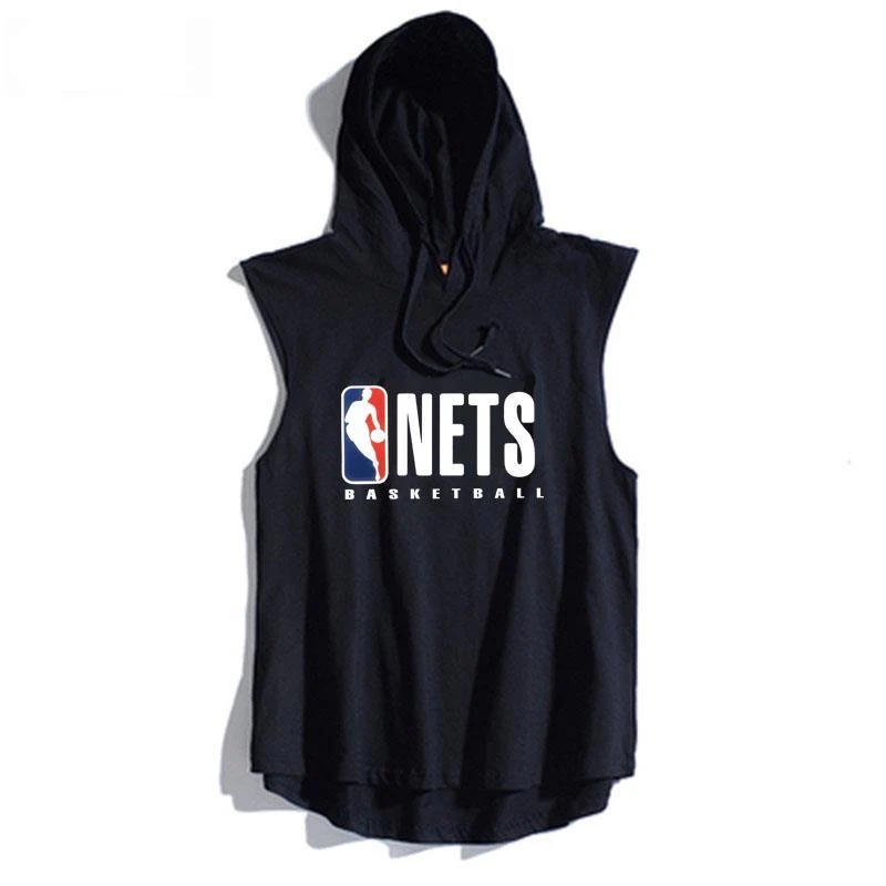 Warriors Team Sports Vest/Hooded Sleeveless Thin Quick-drying Shirt - Image 3