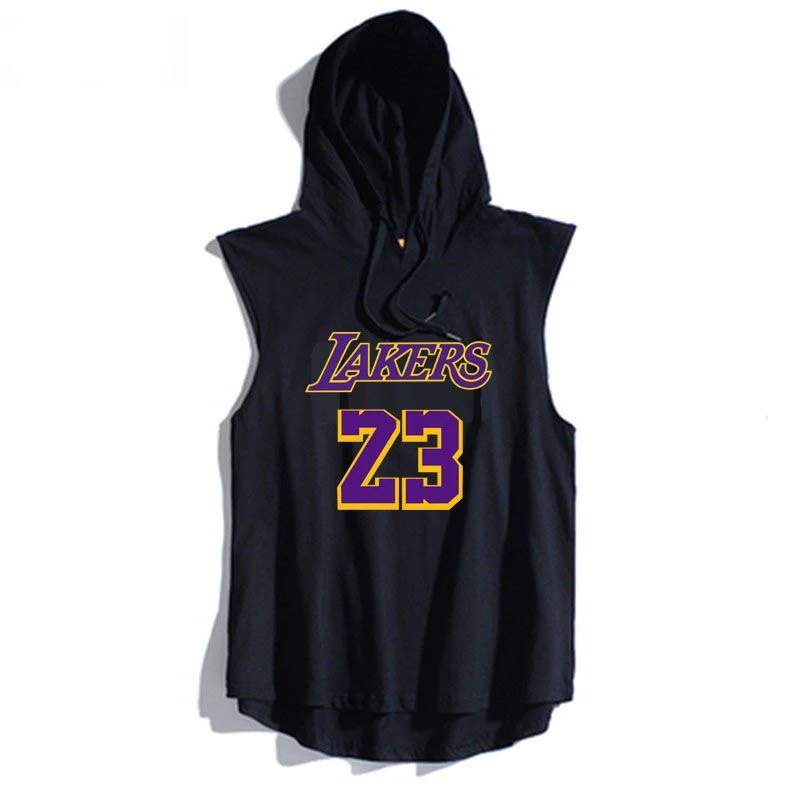 Warriors Team Sports Vest/Hooded Sleeveless Thin Quick-drying Shirt - Image 7