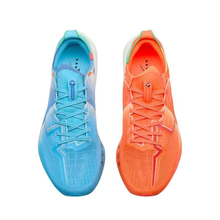 Xtep 160X 7.0 Pro Marathon Running Shoes - Mandarin Duck/Blue Orange - Image 5