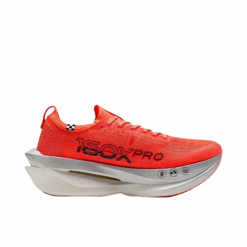 （Women）Xtep 160X 7.0 Pro Marathon Running Shoes - Super Orange/Black - Image 3