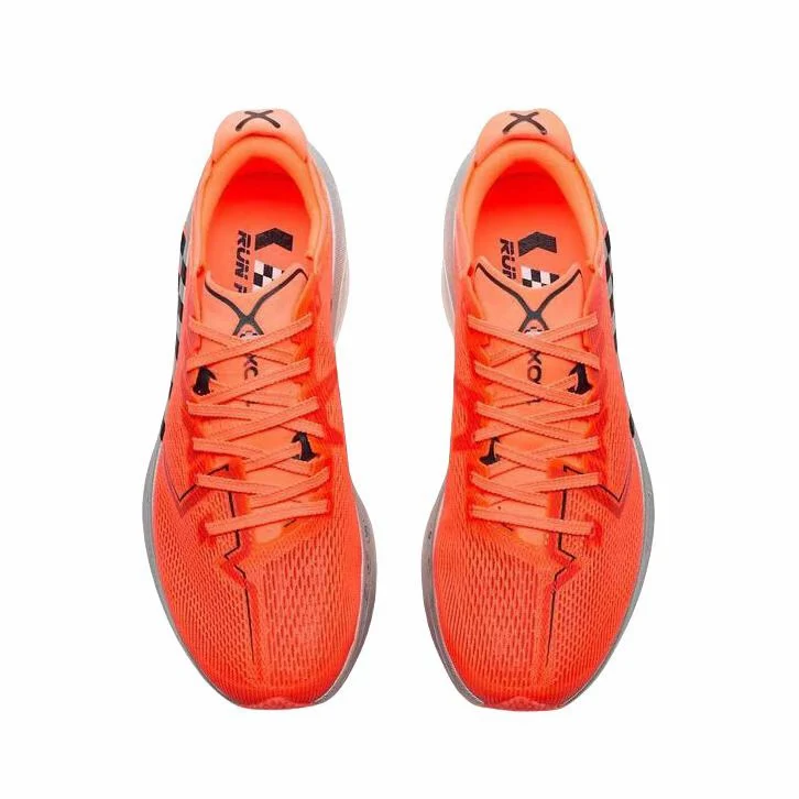 （Women）Xtep 160X 7.0 Pro Marathon Running Shoes - Super Orange/Black - Image 4