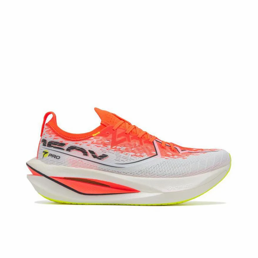 Xtep 160X 7.0 Pro Marathon Running Shoes - Super Orange/White - Image 6