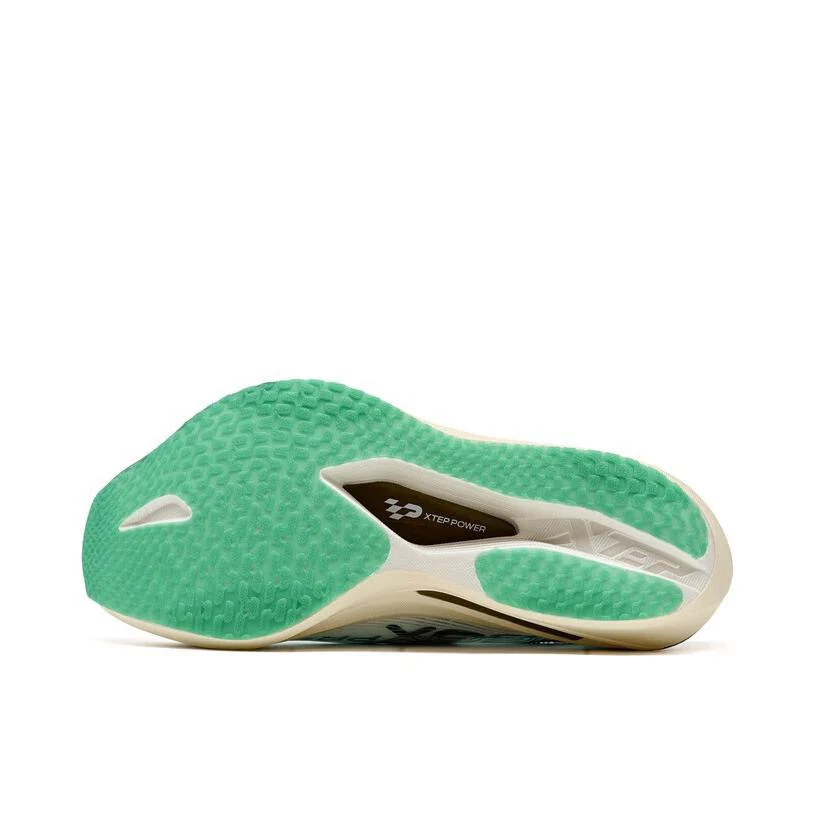 Xtep 160X 7.0 Pro Marathon Running Shoes - White/Green - Image 3