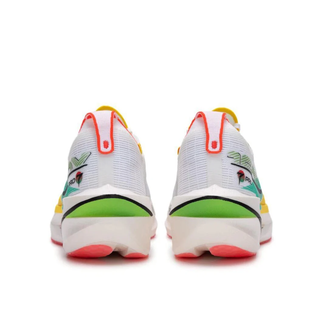 Xtep 160X 7.0 Pro Marathon Running Shoes - White/Green/Red - Image 3
