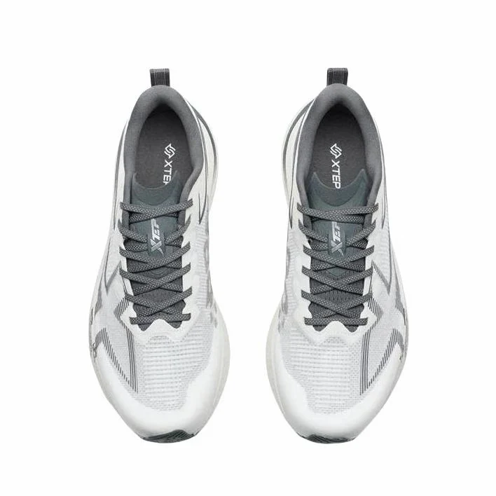 Xtep 2000km 5.0 Pro Running Shoes - White/Gray - Image 5