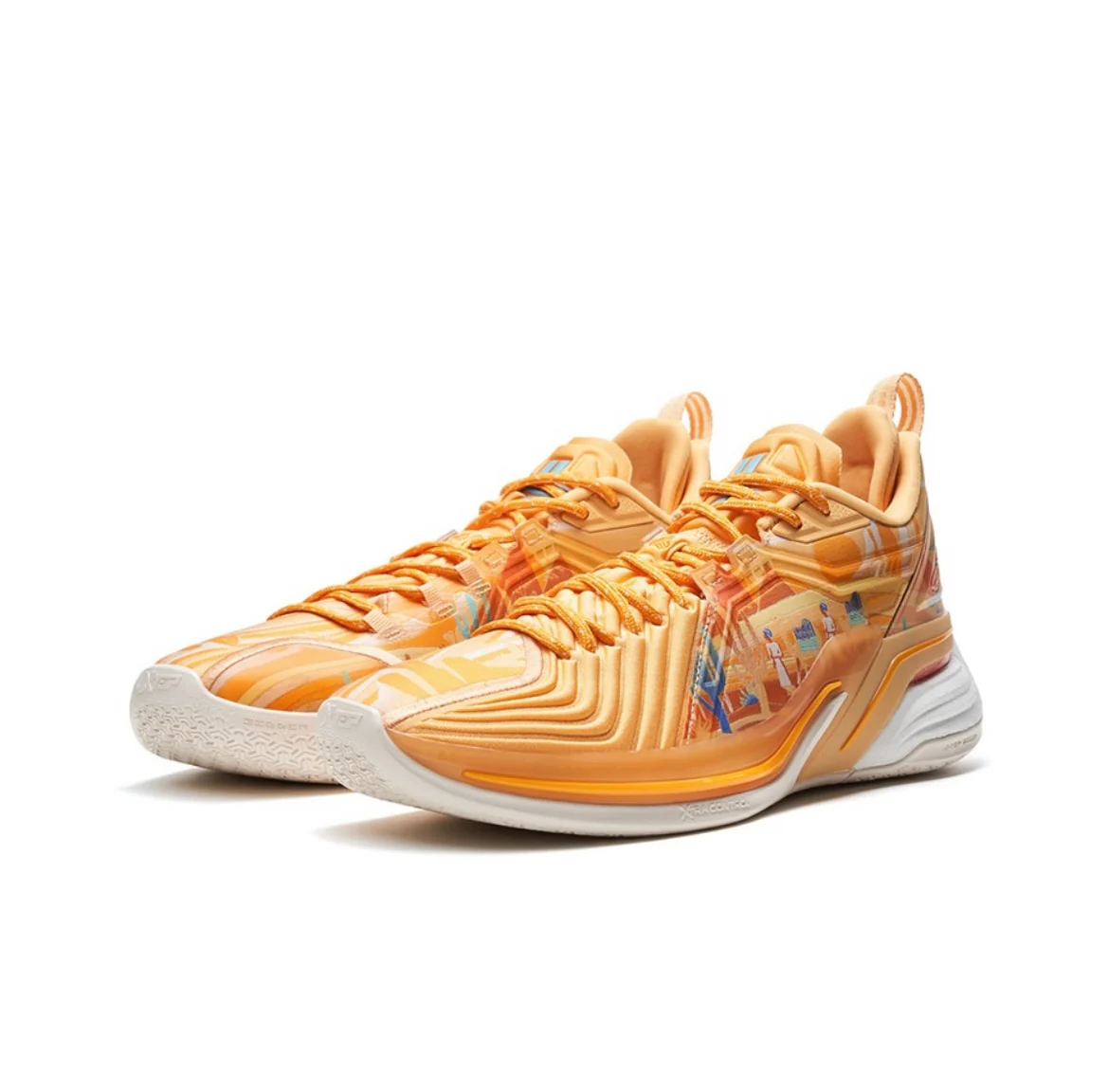 Xtep Jeremy Lin Jlin 3 “Diplomatic Envoy” Orange - Image 2