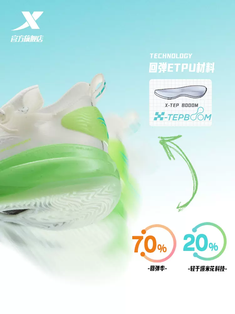 Xtep Jeremy Lin Summer Jlin 2 SE - Longjing Green - Image 3