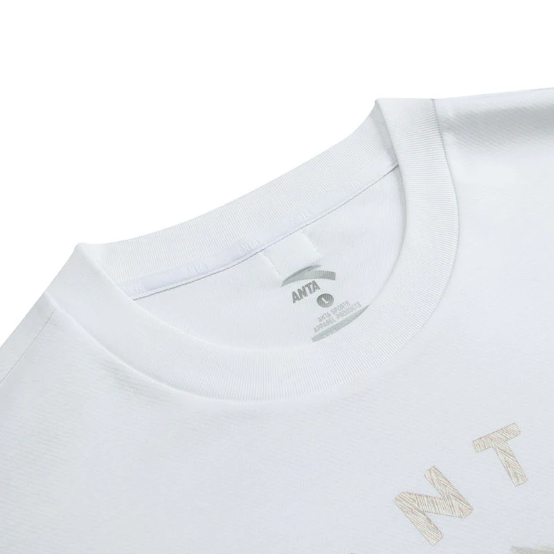 【Yibo Wang】Anta Ling Loong Tee 2024 Paris Olympics T-shirt - Snow White - Image 7