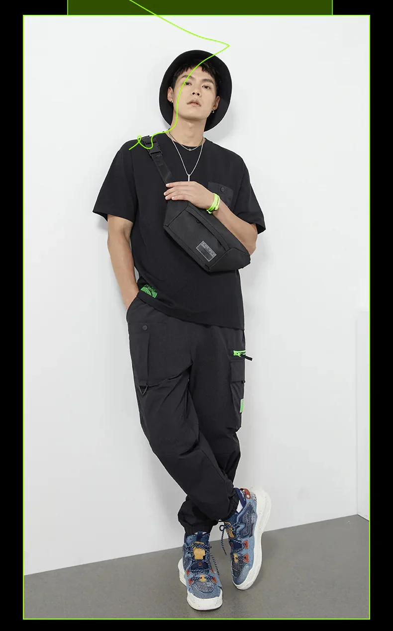[Yibo Wang] Anta Men/Women Fashion Messenger Bag - Image 6