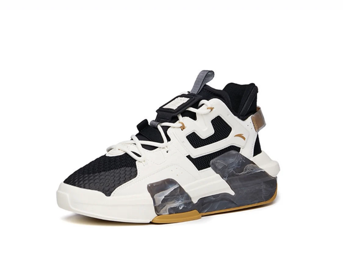 [Yibo Wang] Anta Men's Badao 3.0 Sports Shoes Stone - Image 3