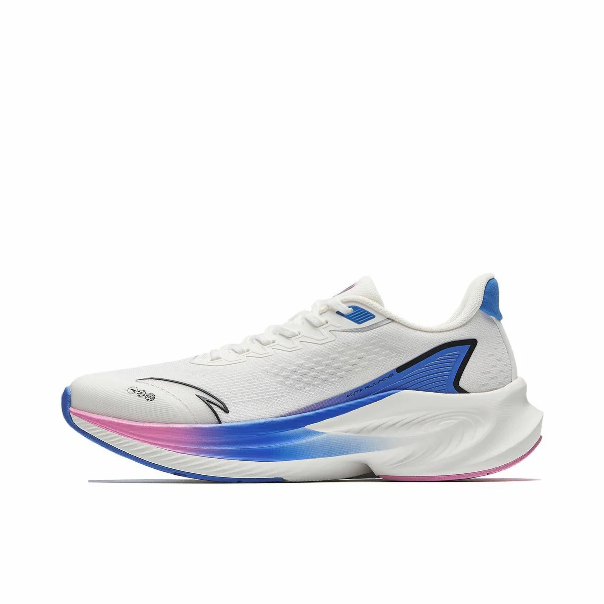 【Yibo Wang】 Anta Stinger 6 Fabric PP Film Running Shoes - White/Blue/Pink