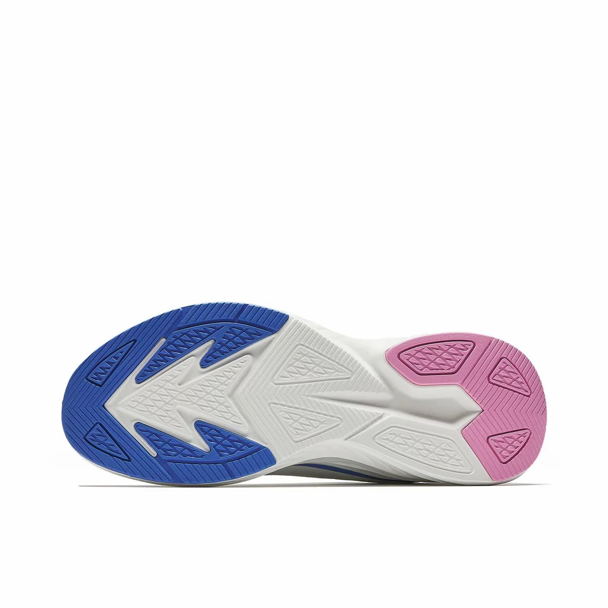 【Yibo Wang】 Anta Stinger 6 Fabric PP Film Running Shoes - White/Blue/Pink - Image 3