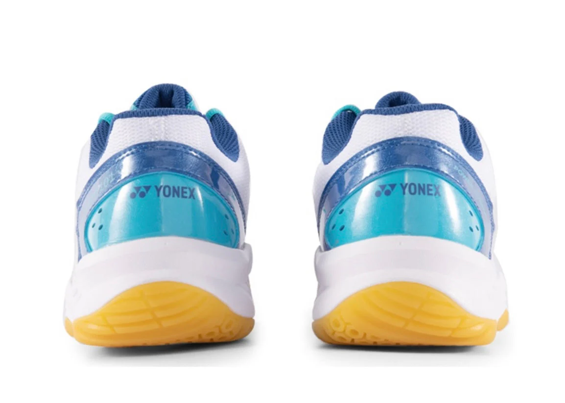 YONEX Power Cushion 2023 Professional Badminton Shoes - White/Blue - Image 3
