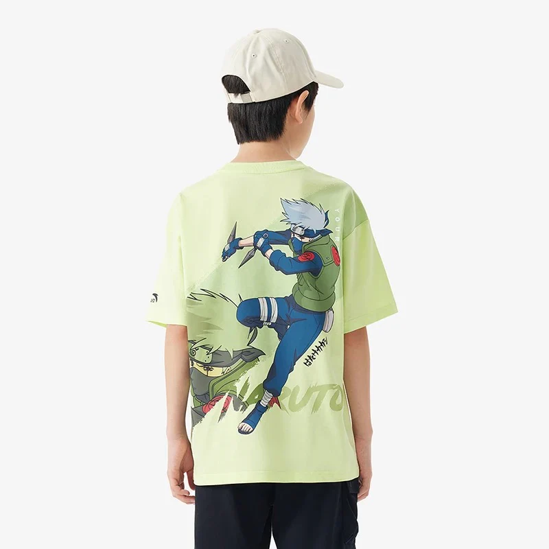 Youth/Kids Anta Naruto 2025 Summer Pure Cotton T-Shirt - Image 8
